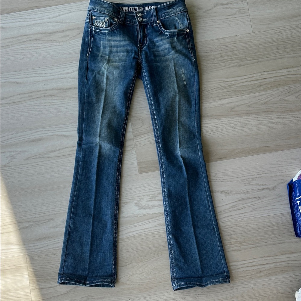 Love Culture Dark Blue Boot Cut Jeans